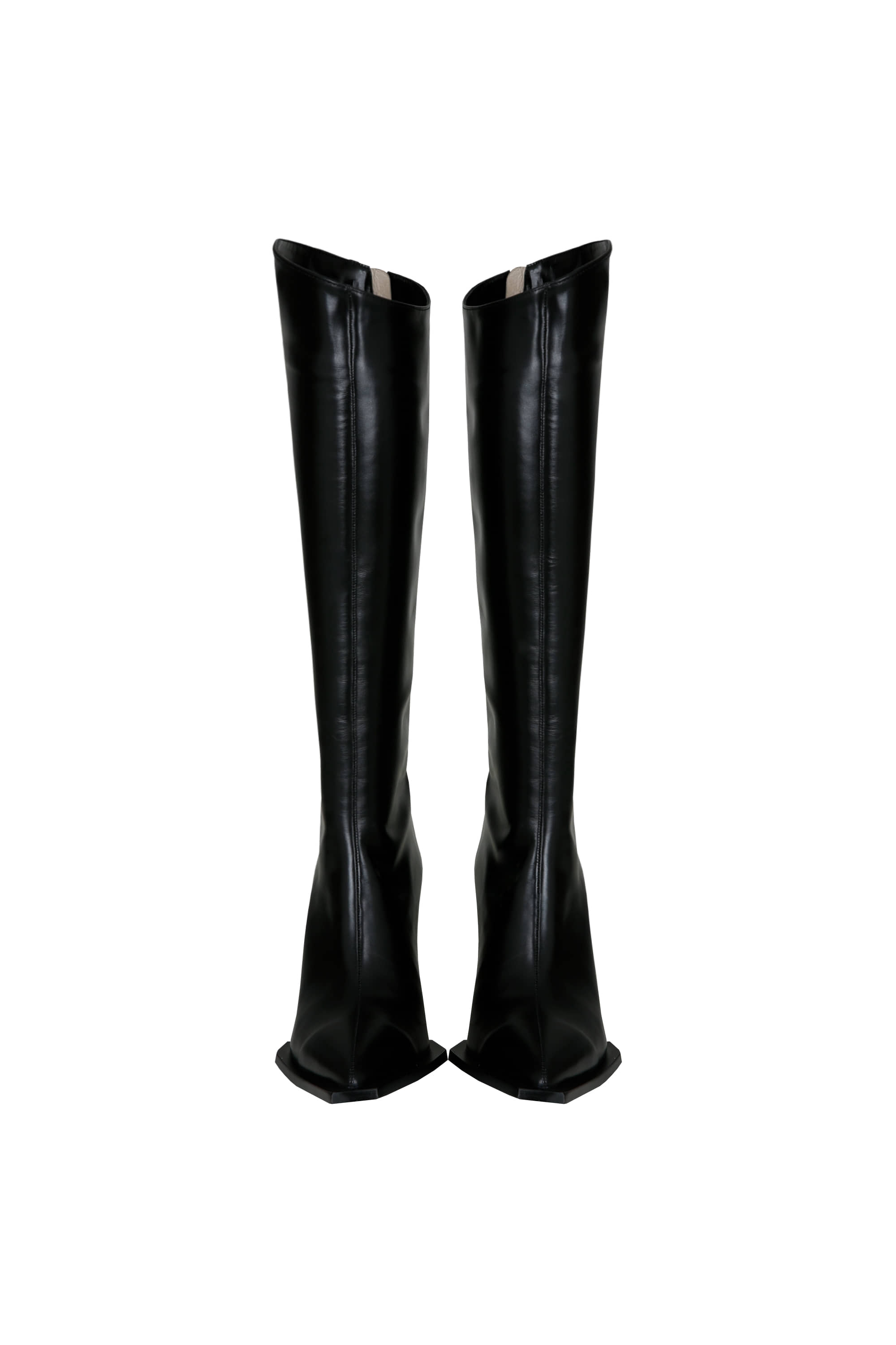 GOYIR1953 Premium Leather unbalanced long boots
